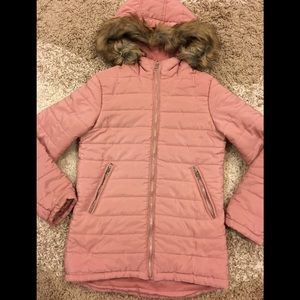 Mauve Puffer Jacket
